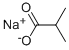 イソ酪酸ナトリウム 化学構造式