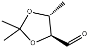 1,3-Dioxolane-4-carboxaldehyde, 2,2,5-trimethyl-, (4S,5R)- (9CI) Structure