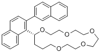 (R)-2,2'-BINAPHTHYL-17-CROWN-5 Structure