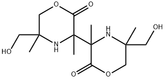 bis(3,5-dimethyl-5-hydroxymethyl-2-oxomorpholin-3-yl)|