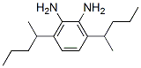 1,2-Benzenediamine,  3,6-bis(1-methylbutyl)- Struktur