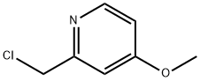 2-(クロロメチル)-4-メトキシピリジン 化学構造式