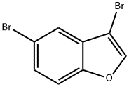 3,5-ジブロモ-1-ベンゾフラン 化学構造式
