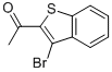 2-ACETYL-3-BROMO-BENZO[B]THIOPHENE 结构式