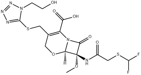 氟氧头孢 结构式