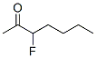 2-Heptanone, 3-fluoro- (9CI) Structure