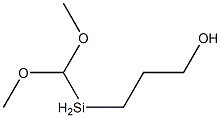 3-(二甲氧基甲基硅)-1-丙醇 结构式