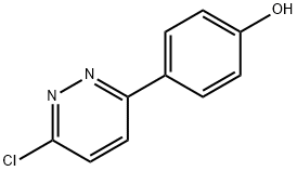 4-(6-クロロピリダジン-3-イル)フェノール 化学構造式