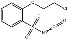 邻-(Β-氯乙氧基)-苯磺酰基异氰酸酯,99722-82-4,结构式