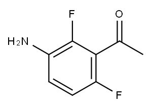 Ethanone, 1-(3-amino-2,6-difluorophenyl)- (9CI) Struktur