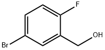 5-ブロモ-2-フルオロベンジルアルコール 化学構造式
