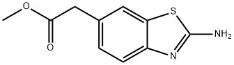 6-Benzothiazoleaceticacid,2-amino-,methylester(9CI), 99738-99-5, 结构式