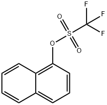 トリフルオロメタンスルホン酸1-ナフチル 化学構造式