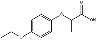 2-(4-ETHOXY-PHENOXY)-PROPIONIC ACID, 99761-32-7, 结构式