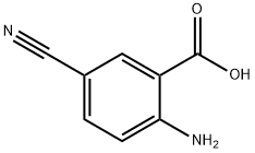 2-aMino-5-cyanobenzoic acid Struktur