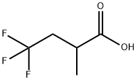2-メチル-4,4,4-トリフルオロ酪酸 化学構造式