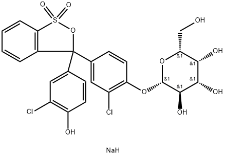 氯酚红 BETA-D-吡喃半乳糖苷, 99792-50-4, 结构式
