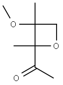 Ethanone, 1-(3-methoxy-2,3-dimethyl-2-oxetanyl)- (9CI) Structure