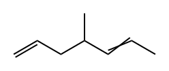 4-METHYL-1,5-HEPTADIENE 化学構造式