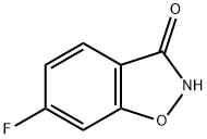 1,2-Benzisoxazol-3(2H)-one,6-fluoro-(9CI) 化学構造式