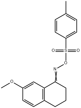 3,4-DIHYDRO-7-METHOXY-2H-1-NAPHTHALENONE-O-TOSYLOXIME Structure