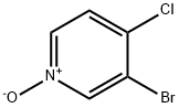3-BroMo-4-chloro-pyridine 1-oxide Struktur