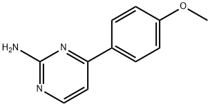 2-氨基-4-(4-甲氧基苯基)嘧啶, 99844-02-7, 结构式