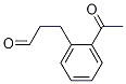 Benzenepropanal, 2-acetyl- Structure