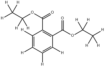 酞酸二乙酯-D14, 99873-99-1, 结构式