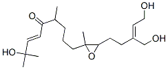 2-Hydroxy-9-[3-(5-hydroxy-3-hydroxymethyl-3-pentenyl)-2-methyloxiranyl]-2,6-dimethyl-3-nonen-5-one|