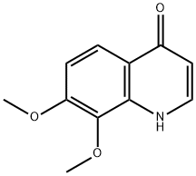 4-HYDROXY-7,8-DIMETHOXYQUINOLINE Structure