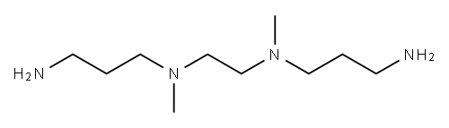 N,N''-ethylenebis[N-methylpropane-1,3-diamine]  Struktur