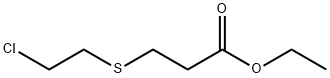 ethyl 3-(2-chloroethylsulfanyl)propanoate Struktur