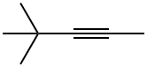 4,4-二甲基-2-戊炔, 999-78-0, 结构式