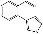 2-(チエン-3-イル)ベンズアルデヒド 化学構造式