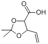 2,2-DIMETHYL-5-VINYL-[1,3]DIOXOLANE-4-CARBOXYLIC ACID Struktur