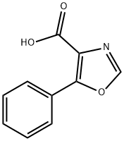 5-苯基-1,3-恶唑-4-羧酸, 99924-18-2, 结构式
