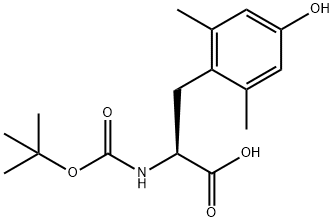 (S)-2-(N-BOC-氨基)-3-(4-羟基-2,6-二甲基苯基)丙酸, 99953-00-1, 结构式