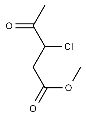 Pentanoic  acid,  3-chloro-4-oxo-,  methyl  ester Struktur