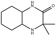3,3-ジメチルオクタヒドロキノキサリン-2(1H)-オン 化学構造式