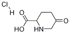2-Piperidinecarboxylic acid, 5-oxo-, hydrochloride Structure