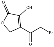2(5H)-Furanone, 4-(bromoacetyl)-3-hydroxy- (9CI) 结构式