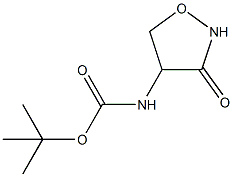 tert-butyl 3-oxo-4-isoxazolidinylcarbamate Struktur
