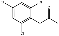 1-(2,4,6-Trichlorophenyl)propan-2-one, 1228284-86-3, 结构式