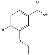 4-BROMO-3-ETHOXYBENZOIC ACID Struktur