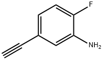 5-Ethynyl-2-fluoro-phenylamine 结构式