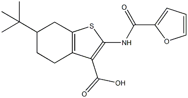 6-tert-butyl-2-(2-furoylamino)-4,5,6,7-tetrahydro-1-benzothiophene-3-carboxylic acid