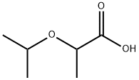 2-イソプロポキシプロパン酸 化学構造式