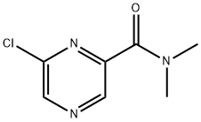 6-氯-N,N-二甲基-2-吡嗪甲酰胺, 959240-74-5, 结构式
