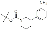 1-Boc-3-(3-Aminophenyl)Piperidine Struktur